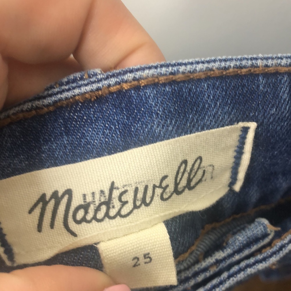Madewell Two Tone Denim Skirt - Picture 8 of 8